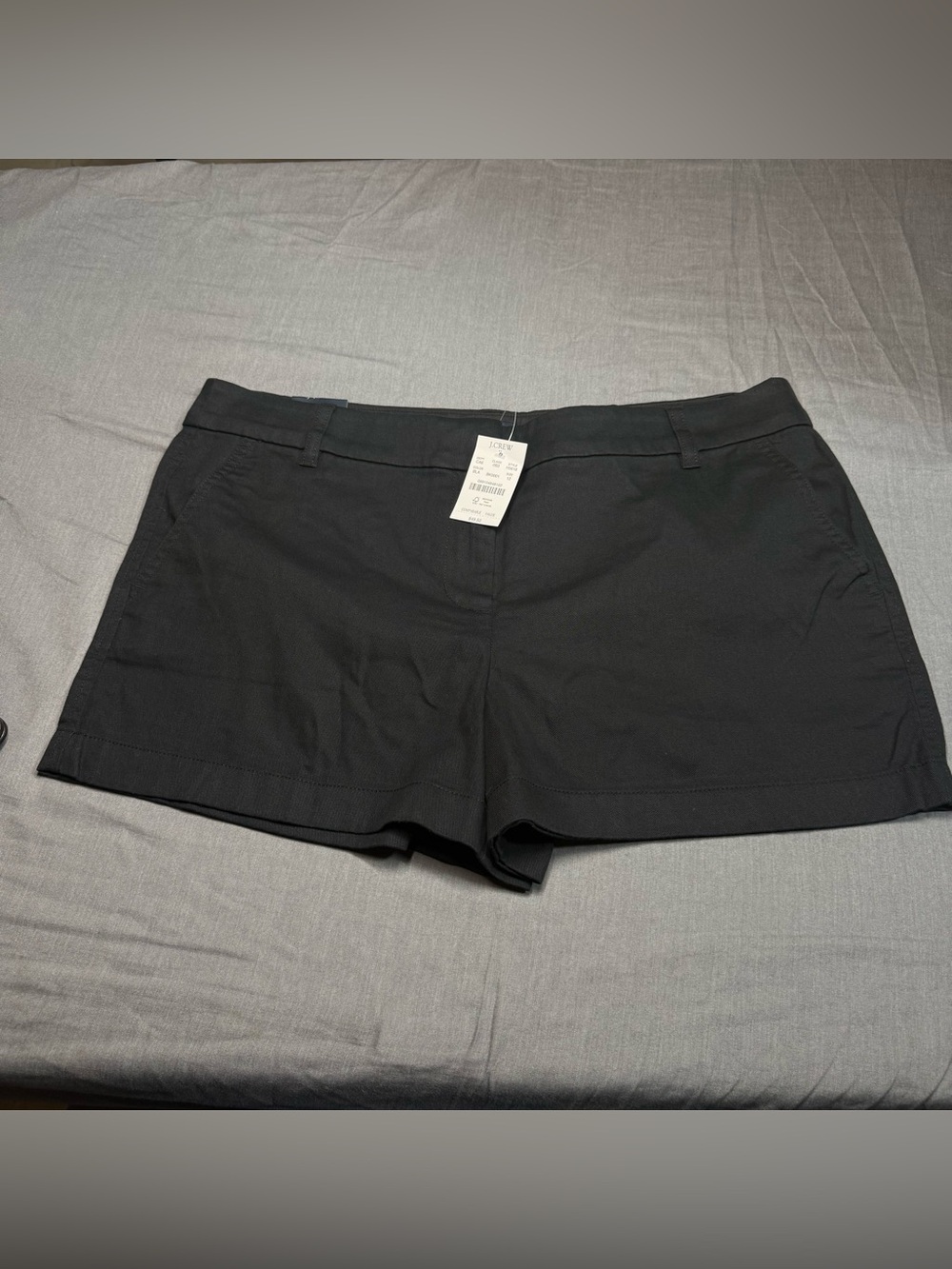 J. Crew Black Tailored Chino Bermuda Shorts